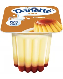 Crème dessert Danette flan caramel