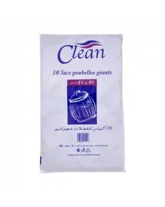 Lot de 10 sacs poubelle géants – 120 L