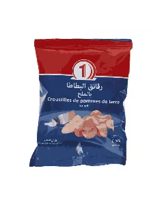 Chips de pomme de terre naturelle au sel