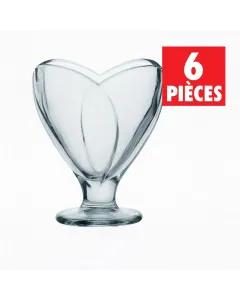 6 Coupes à glace 8 cm