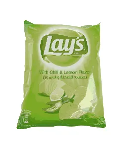 Chips de pomme de terre naturelle au piment et citron