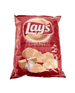 Chips de pomme de terre fromage et oignons