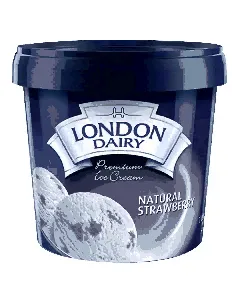 Crème glacée fraise naturelle