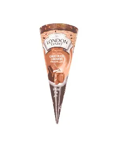 Glace au chocolat caramel