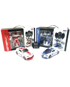 Robot transformable en voiture de police