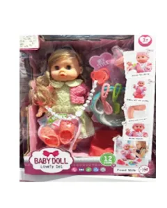 Poupée avec accessoires