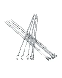 Set de 9 brochettes de barbecue en métal