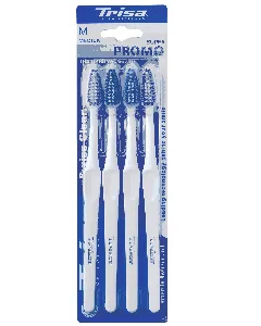 Lot de 4 Brosses à dents Swiss Clean Medium