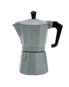 Cafetière Italienne 3 Tasses aluminium - marbré