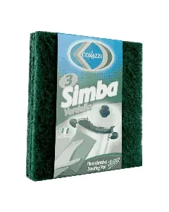 Eponges abrasives fibre verte simba verdella