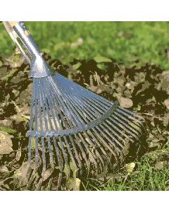 Balai à gazon 22 dents + Manche réglable