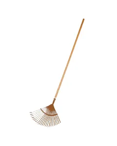 Balai &agrave; gazon 22D+Manche 120cm