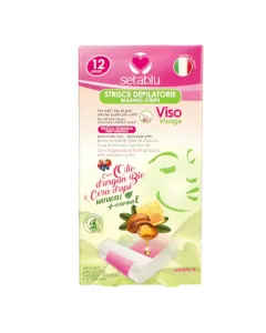 Bandes épilatoires pour visage à l’huile d’Argan