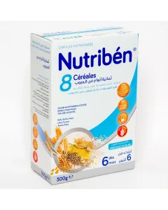 Farine aux 8 céréales pour bébé à partir de 6 mois