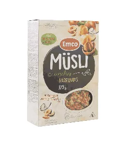Céréales muesli raisins et noisettes