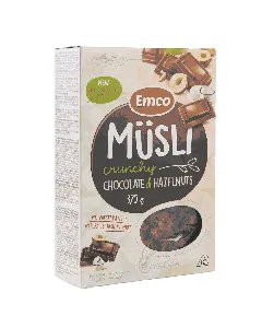 Céréales muesli chocolat et noisettes