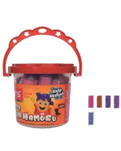Lot de 8 pâtes a modeler de 20g mini bucket