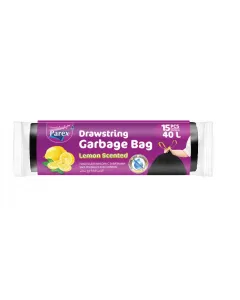 Lot de 15 sacs poubelle parfumés Citron – 30 L
