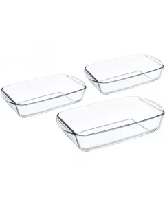 Set de 3 plats à four