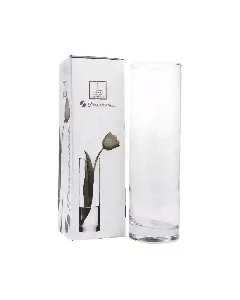 Vase à fleurs en verre