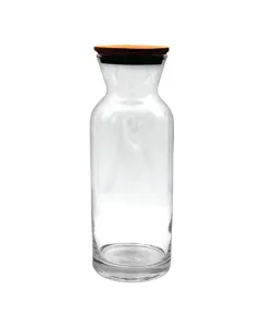 Carafe avec couvercle en bois