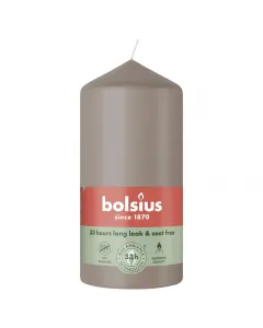 Bougie Pilier Essentials Taupe clair