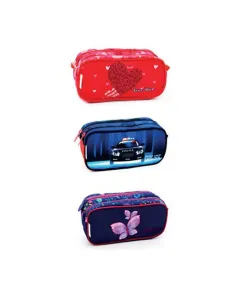 Trousse scolaire de 2 zip