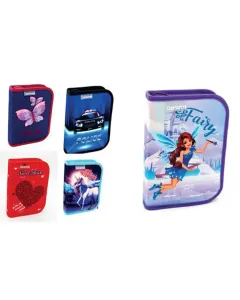 : Trousse scolaire plate COOL SCHOOL 6 motifs