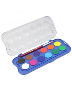 Boite de 12 Pastilles Aquarelles 23mm