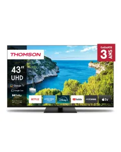 Téléviseur 43" 4K UHD Side feet Google TV Noir 