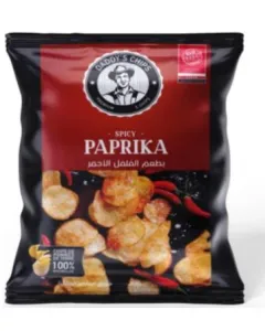 Chips de pomme de terre naturelle au paprika