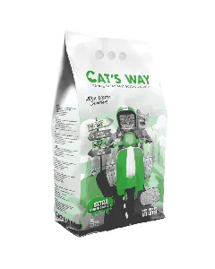 Paquet de 5 litres de litière pour chat à l’aloe vera Cat’s Way