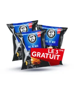 Lot de 3 sachets chips de pomme de terre naturelle dont 1 gratuit