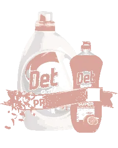 Lessive liquide machine 2.5L + Liquide vaisselle 600ml gratuit DET