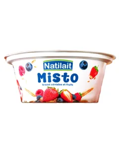 Yaourt brassé aux céréales et aux fruits des bois Misto