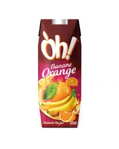 Boisson Au Jus De Banane Orange 