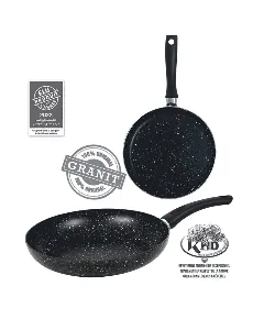 Lot poêle ø26cm+Crepière ø28cm COOK'ART