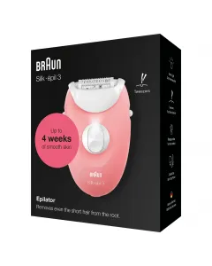 Épilateur Silk-épil3 Rose