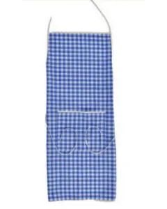 Tablier de cuisine à carreaux