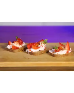 Recette Tartine aux fraises