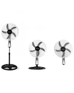 Ventilateur 3en1 Sans minuterie Noir
