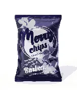 Chips de pomme de terre ondulée barbecue