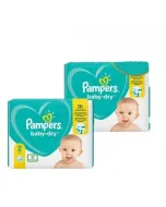 Lot de 2 couches bébé baby dry