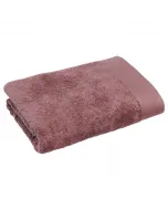 Serviette de toilette Lilas coton Bio