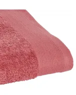 Lot de 2 Serviettes invité framboise coton Bio