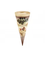 Glace cornet chocolat noisette
