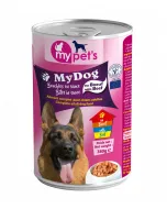 Aliments pour chiens au b?uf