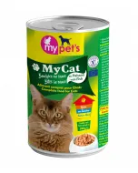 Aliment complet  pour chats au poisson