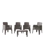 Salon de jardin 4 places Marichel