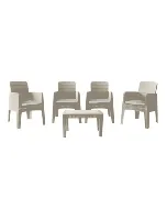 Salon de jardin Maréchal 4 places - Grège